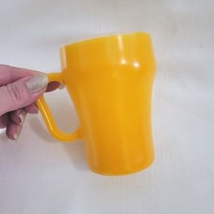 Vintage Fire King Cola Mug in Vibrant Mustard Yellow